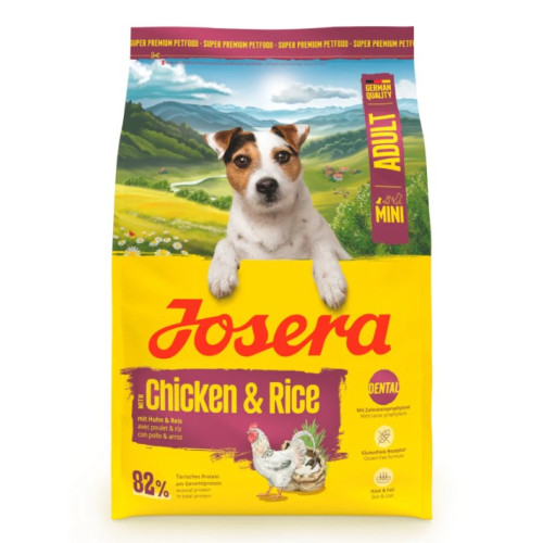 Сухой корм для собак JOSERA Mini Adult with Chicken & Ricee 3 кг