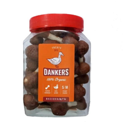 Лакомство для собак Dankers Гантели маленькие с филе утки - 500 г.