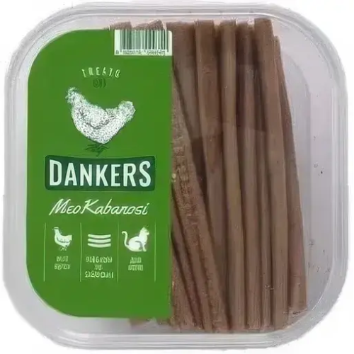 Лакомство для кошек Dankers MeoKabanosi Куриные колбаски по-баварски - 100г.