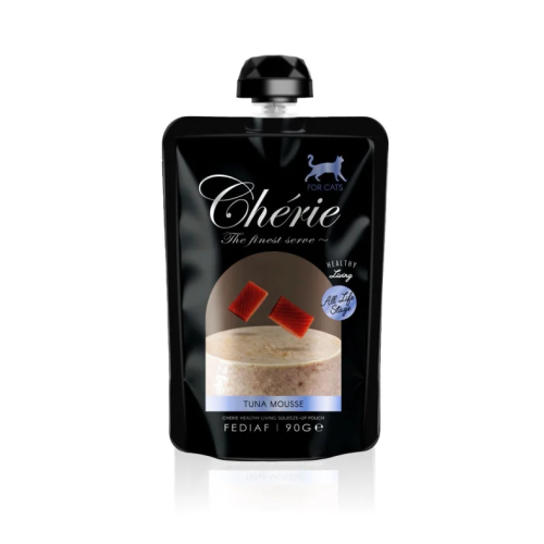 Влажный корм для кошек Cherie Squeeze-Up Pouch Mousse (For All-life Stage Cat) мусс из тунца - 90 г