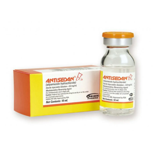 Инъекционный раствор для собак и кошек Orion Pharma Антиседан 5мг/мл (успокоительное) 10мл