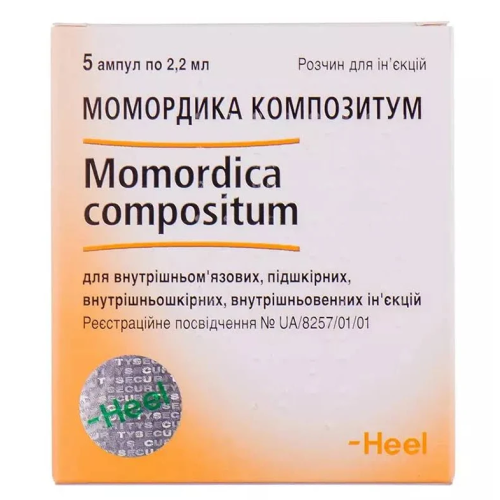 Ін'єкційний препарат для тварин HEEL Момордика Композитум 2,2 мл розчин, ампула 1 шт  
