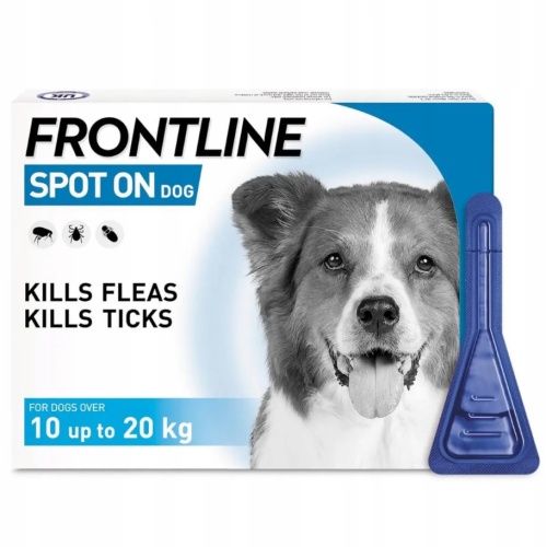 Противопаразитарный препарат для собак от 10-20 кг Boehringer Ingelheim Frontline спот-он, капли 3 пипетки