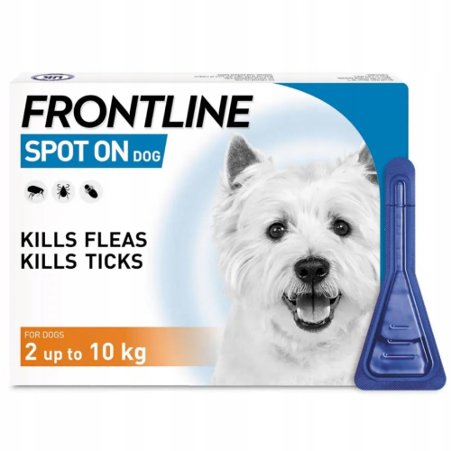 Противопаразитарный препарат для собак от 2 до 10 кг Boehringer Ingelheim Frontline спот-он, капли 3 пипетки