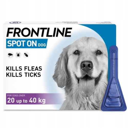 Протипаразитарний препарат для собак від  20-40 кг L Boehringer Ingelheim Frontline спот-он, краплі 3 піпетки