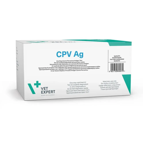 Экспресс-тест парвовирус для собак Vet Expert CPV Ag (выявление антигена) 5 шт