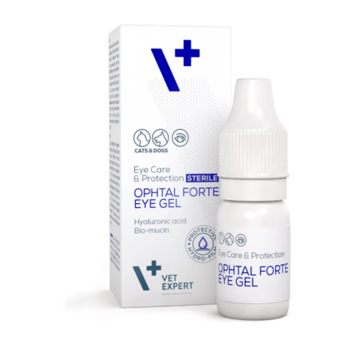Глазные капли для собак и кошек VET EXPERT OPHTAL FORTE гелевые 7 мл