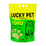 Наполнитель Lucky Pet из тофу для кошачьего туалета, с ароматом зеленого чая, 12 л (5.2 кг)