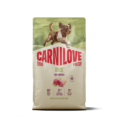 Корм сухой Carnilove True Fresh Puppy для щенков утка 4 кг