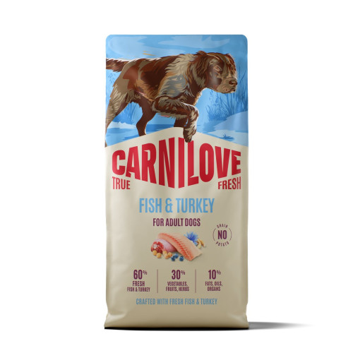 Корм сухой Carnilove True Fresh Fish & Turkey для собак рыба и индейка 12 кг