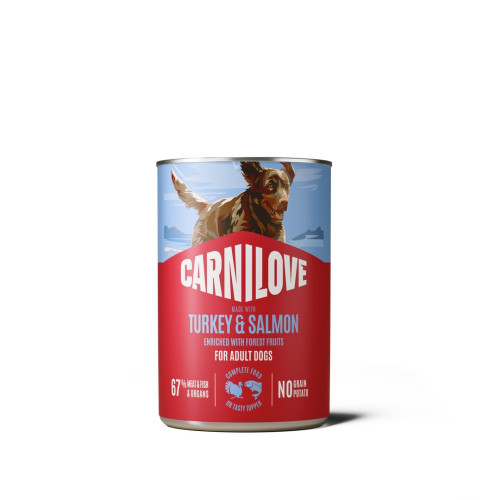 Корм влажный Carnilove Salmon & Turkey для собак паштет лосось и индейка 400 г
