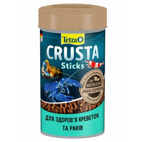 Корм сухий для ракоподібних в паличках Tetra Crusta Sticks - 100мл