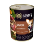 Вологий Корм для дорослих собак Savory Dog Gourmand Duck паштет з качкою, набір 5+1 - 400 г 