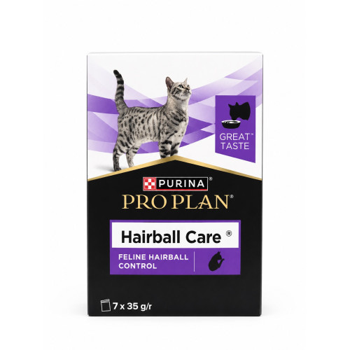 Пищевая добавка ProPlan Hairball Care (Профилактика комков шерсти) паучи - 7х35г