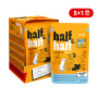 Набор «5+1» влажных кормов Half&Half для стерилизованных кошек с белой рыбой и морковью в соусе, 6 шт. по 85 г