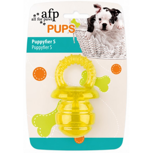 Игрушка для собак All For Paws «Детский грызунок желтый S» 8 см