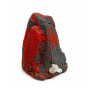 Декоративний розпилювач повітря в акваріум "Volcano air stone" червоно-сірий - 6х8 см