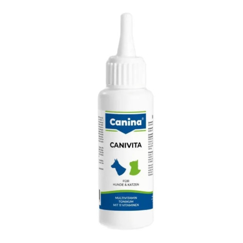 Витаминный комплекс Canina Canivita для кошек и собак универсальный с быстрым эффектом тоник 100 мл