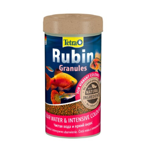 Корм для аквариумных рыб в гранулах для окраса Tetra Rubin Granules 250 мл (100 г)