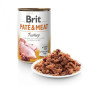 Вологий корм для собак Brit Pate & Meat зі смаком індички та курки 400 г