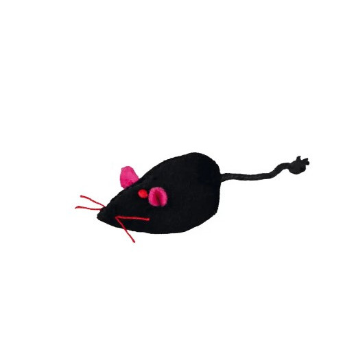 Мышь Trixie, меховая, звенящая, 4см