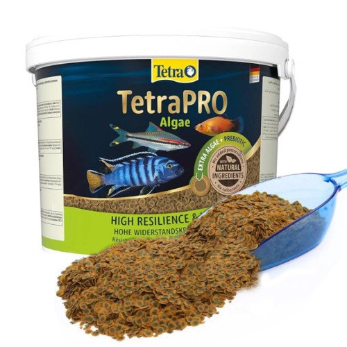 Корм фасованный для рыбок Tetra Pro Algae Multi-crisps (Чипсы со спирулиной для травоядных рыб) 100 г.