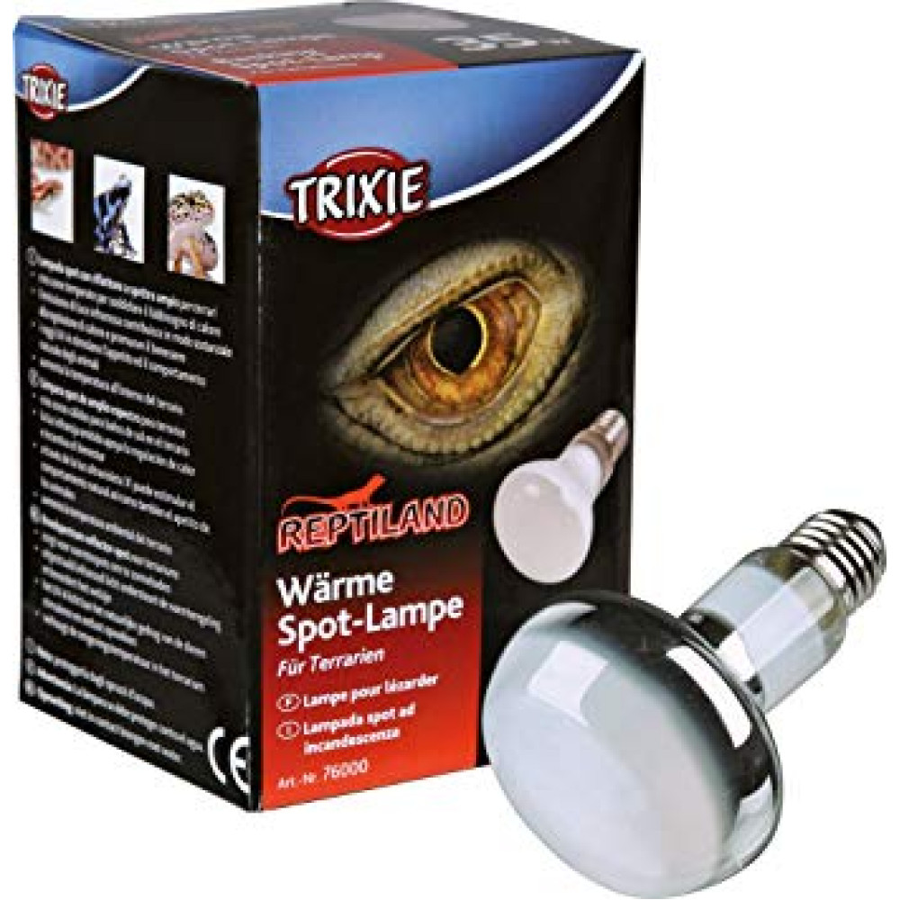 Лампа рефлекторная тропическая обогревающая для рептилий Trixie Basking Spot Lamp 50 Вт