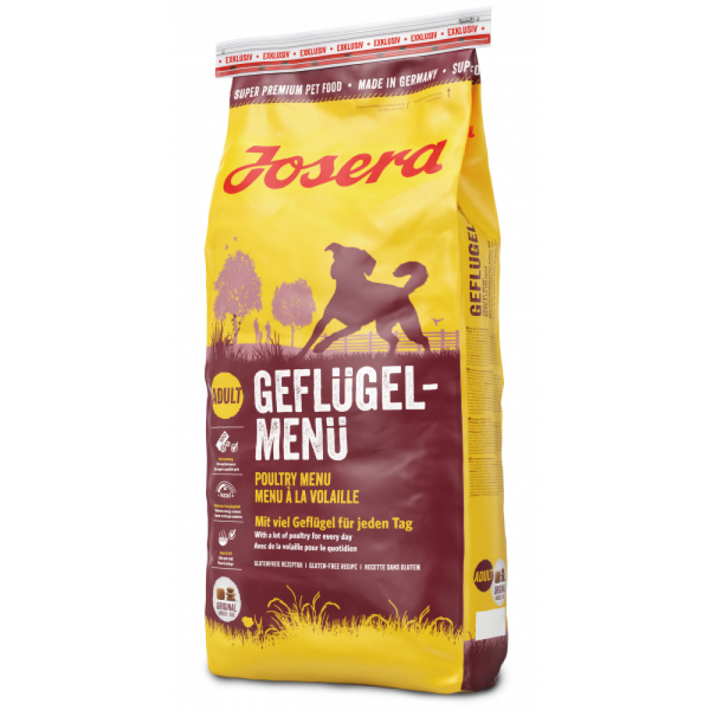 Сухой корм Josera Geflugel-Menü для собак с птицей 15 кг