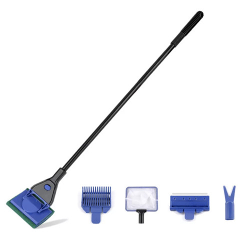 Набір інструментів для обслуговування акваріума Aqua Tools 5 в 1, 45 см