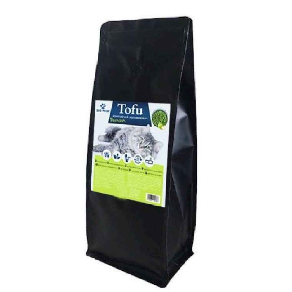 Комкующий наполнитель для кошачьего туалета Tofu ТМ ZOO-PRIDE Premium с запахом яблока 4 (л)