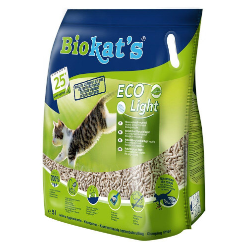 Наповнювач туалету для кішок тофу Biokatʼs Eco Light 5 л
