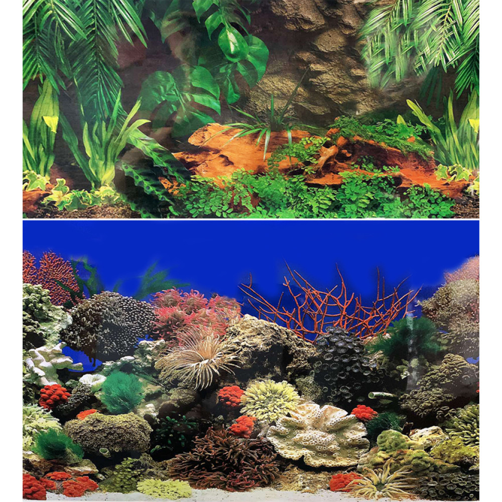 Фон для аквариума Ferplast BLU 9041 с двусторонними изображениями