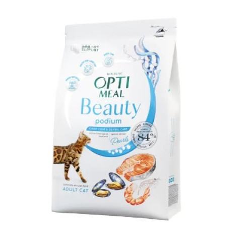 Сухой корм для кошек Podium Shiny Coat & Dental Care (морепродукты) 1.5 (кг)