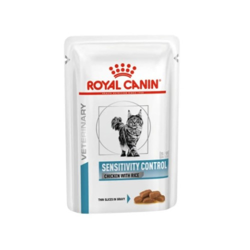 Влажный корм для кошек Royal Canin Sensitivity Control Feline Pouches при пищевой аллергии 12 шт х 85 г