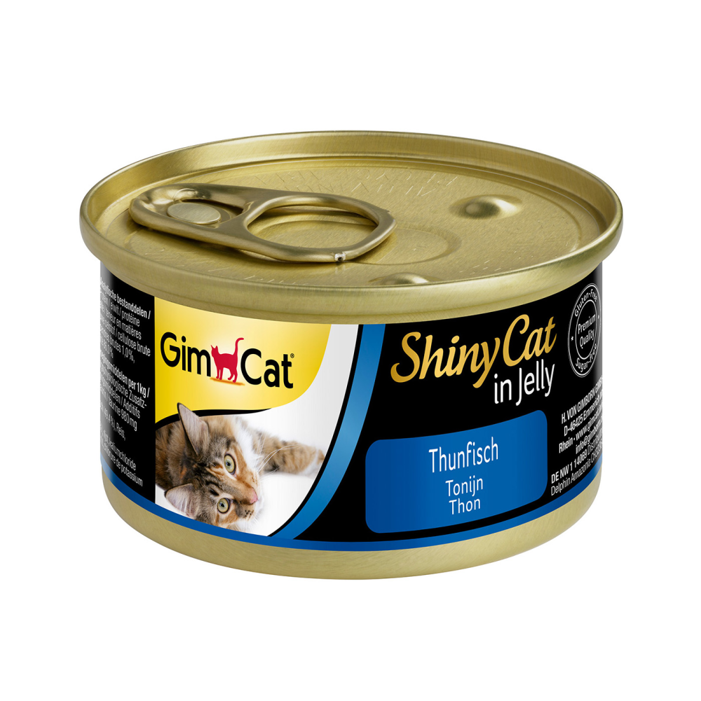 Влажный корм для кошек Gimpet ShinyCat с тунцом 70 г