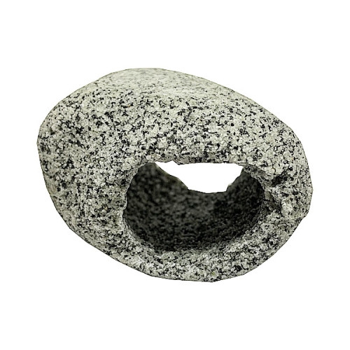 Декорація для акваріума "Камінь порожнистий, темний M" 10х8х6 см