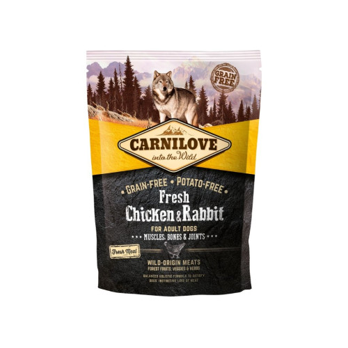 Сухий корм Carnilove Dog Fresh Adult Chicken & Rabbit для дорослих собак 1.5 кг