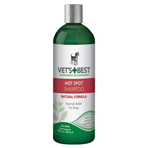Шампунь проти сверблячки та роздратувань для собак Vet's Best Hot Spot Shampoo 470 мл