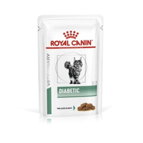 Влажный корм для кошек Royal Canin Diabetic Feline Pouches при сахарном диабете 12 шт х 85 г