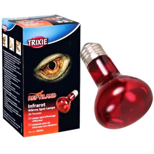 Лампа инфракрасная обогревающая для рептилий Trixie Infrared Heat Spot Lamp 35 Вт