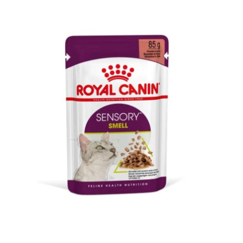 Влажный корм для привередливых к запаху кошек Royal Canin Sensory Smell в соусе 12 шт х 85 г