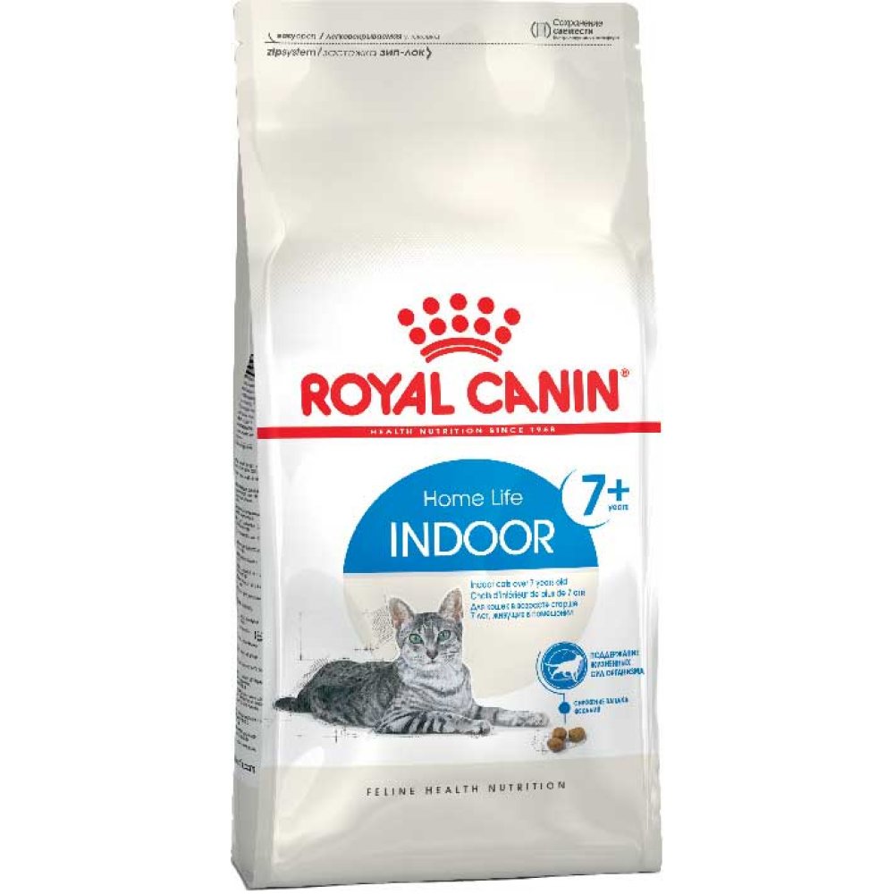 Сухой корм Royal Canin Indoor +7 для котов старше 7 лет живущих в помещении 400 г