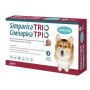 Таблетка Сімпарика (ТРІО) від бліх та кліщів для собак вагою від 10 до 20 кг 1 таблетка на 35 днів