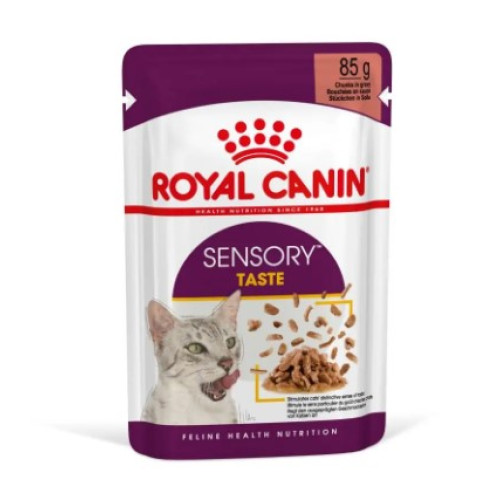 Влажный корм для привередливых к вкусу кошек Royal Canin Sensory Taste в соусе 12 шт х 85 г