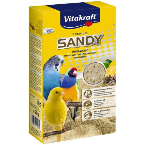 Песок для птиц SANDY с минералами Vitakraft  2кг