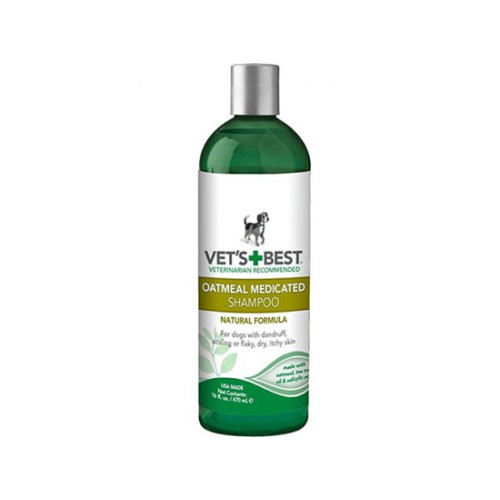 Шампунь для собак із сухою шкірою Vet's Best Oatmeal Medicated Shampoo 470 мл