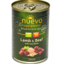 Консерва для літніх собак NUEVO Senior з ягням, яловичиною та вівсянкою 800 (г)