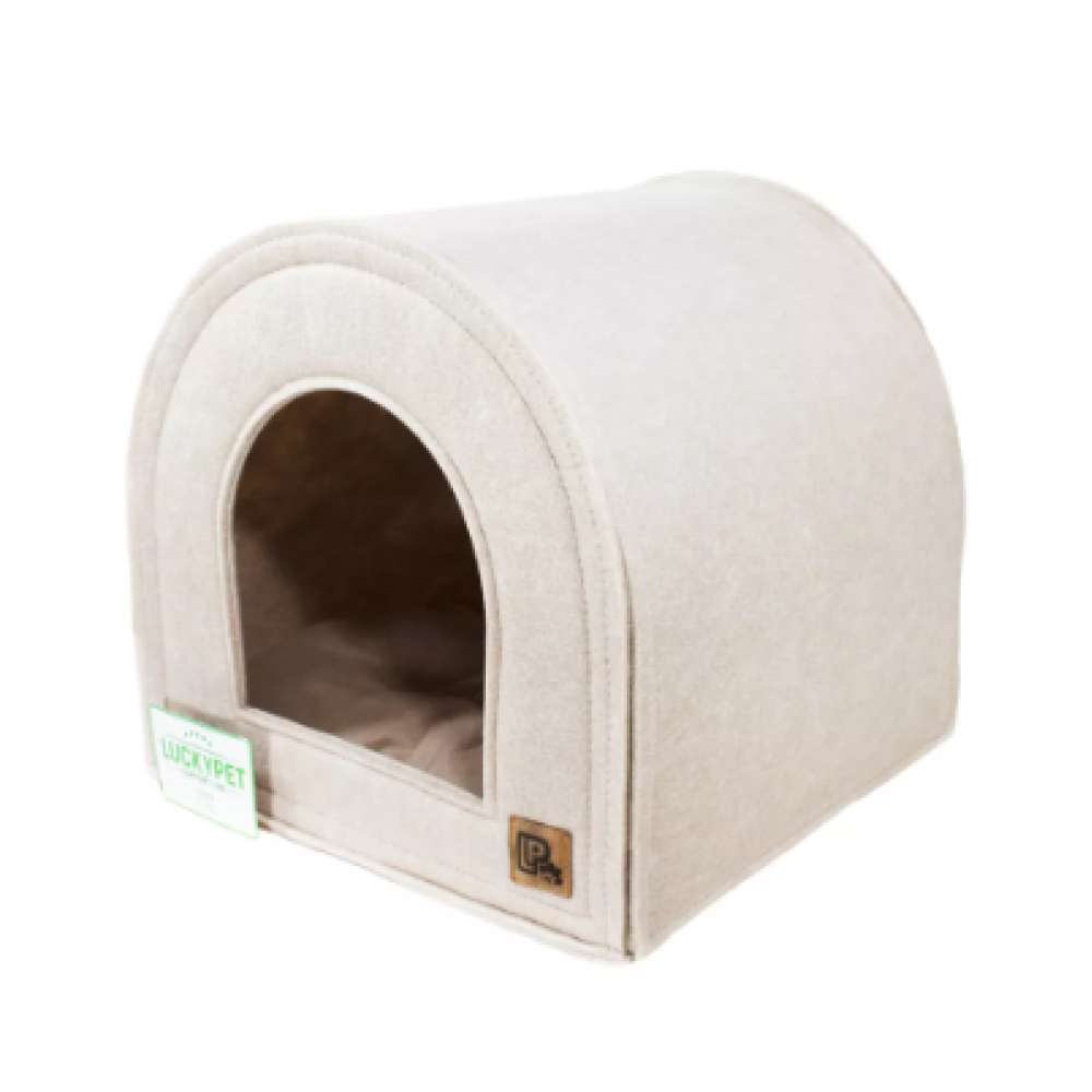 Домик-лежак №4 Опера "Lucky Pet", бежевый, 55х55х55см  