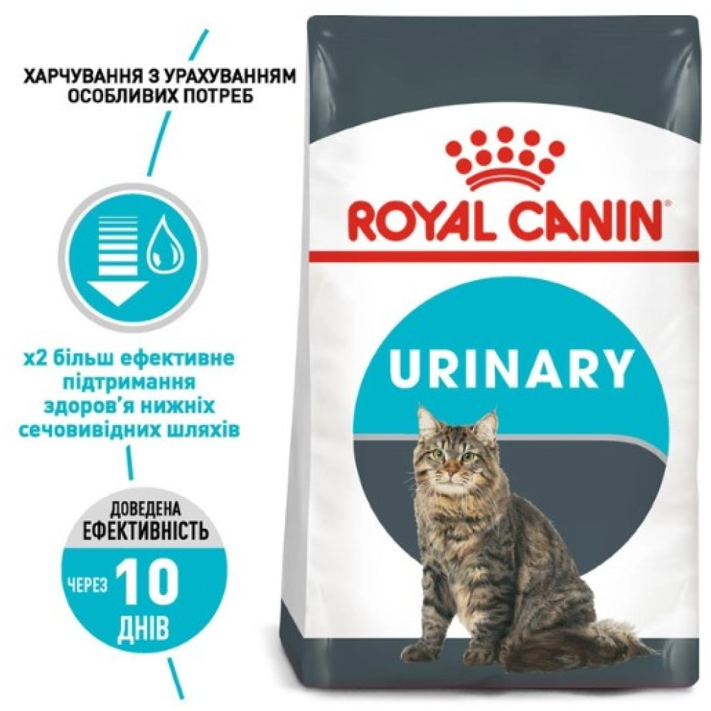 Корм Royal Canin Urinary Care сухой для поддержания здоровья мочевыводящих путей у взрослых котов