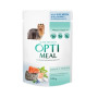 Влажный корм для собак Optimeal pouch 12 шт по 100 г (лосось и голубика в соусе)
